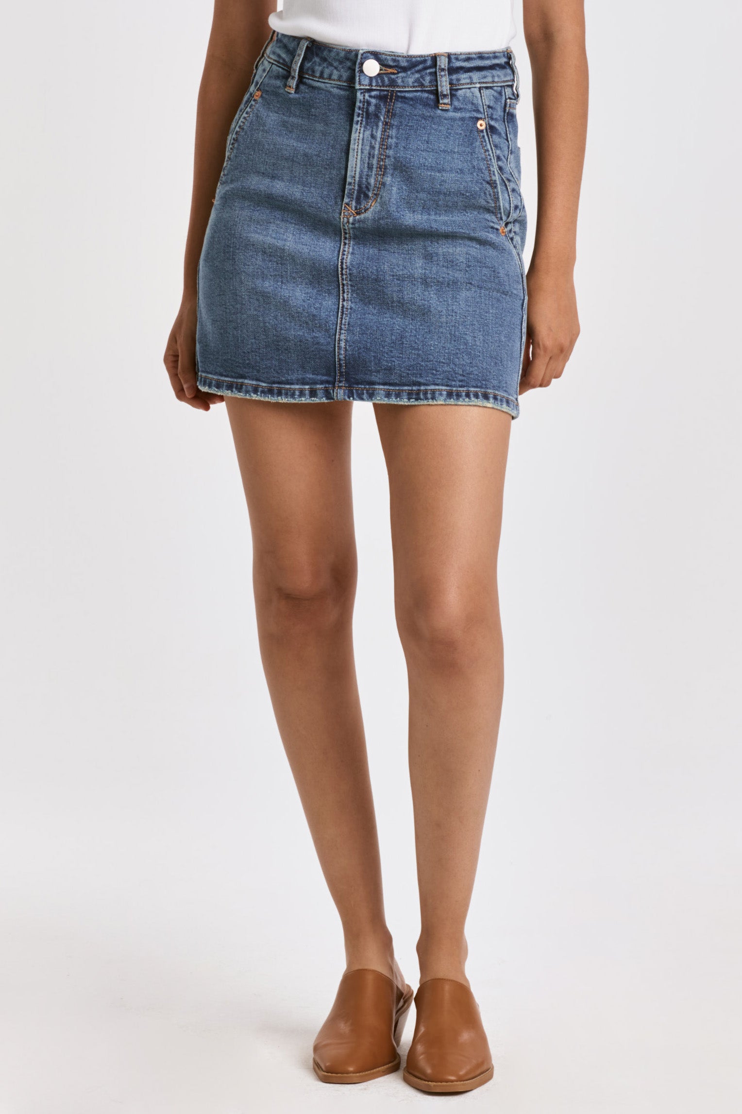 Dear John Quinn Denim Skirt