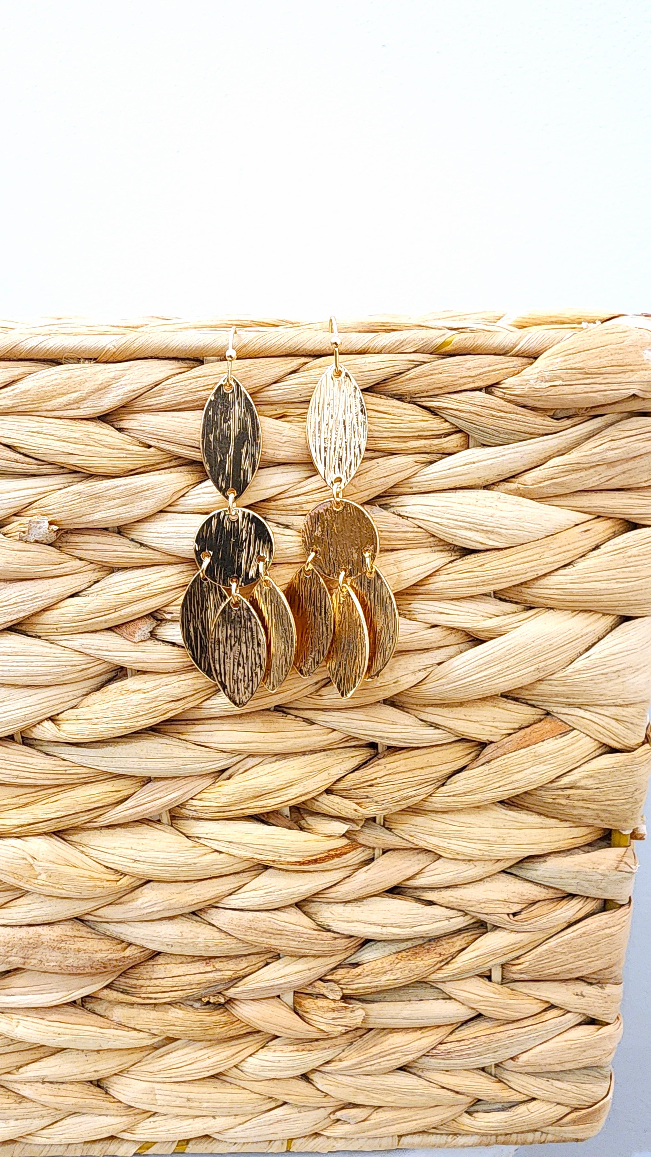 Gold Dangle Earrings