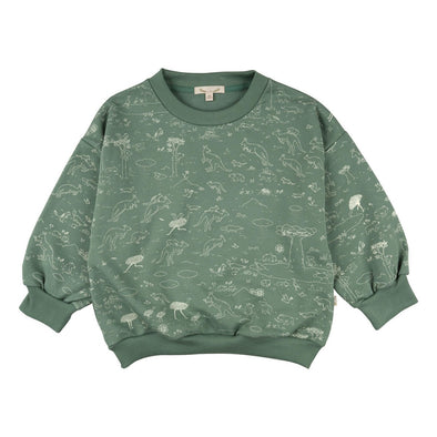 Green Pima Cotton Sweatshirt