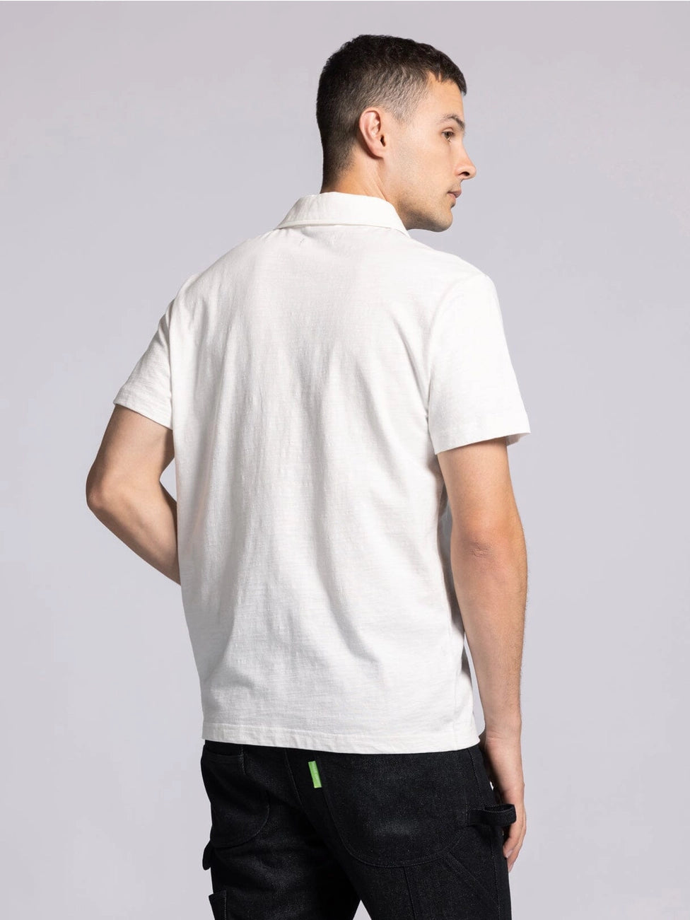 Mens Classic White Polo Tee