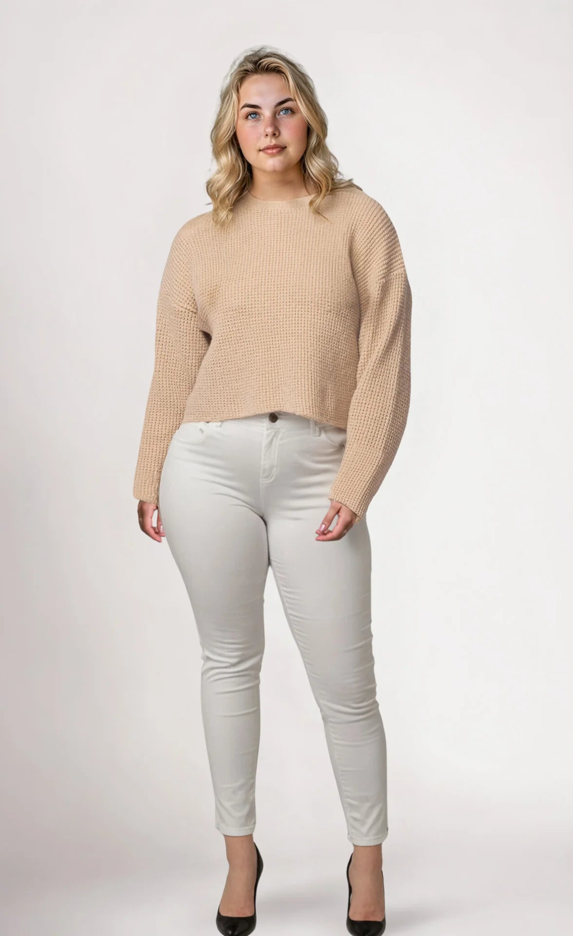 Pink Martini Beige Sweater