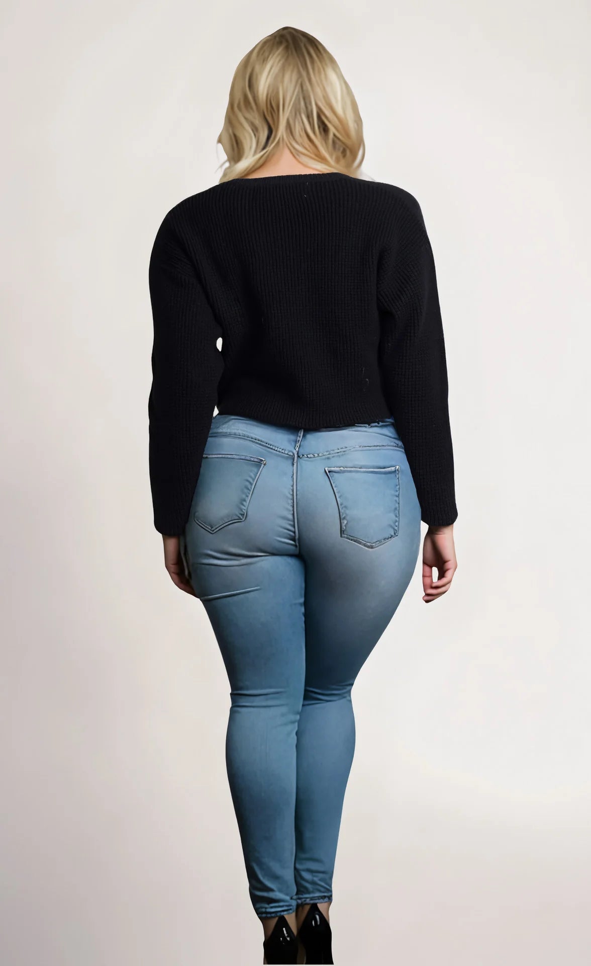 Pink Martini Black Sweater