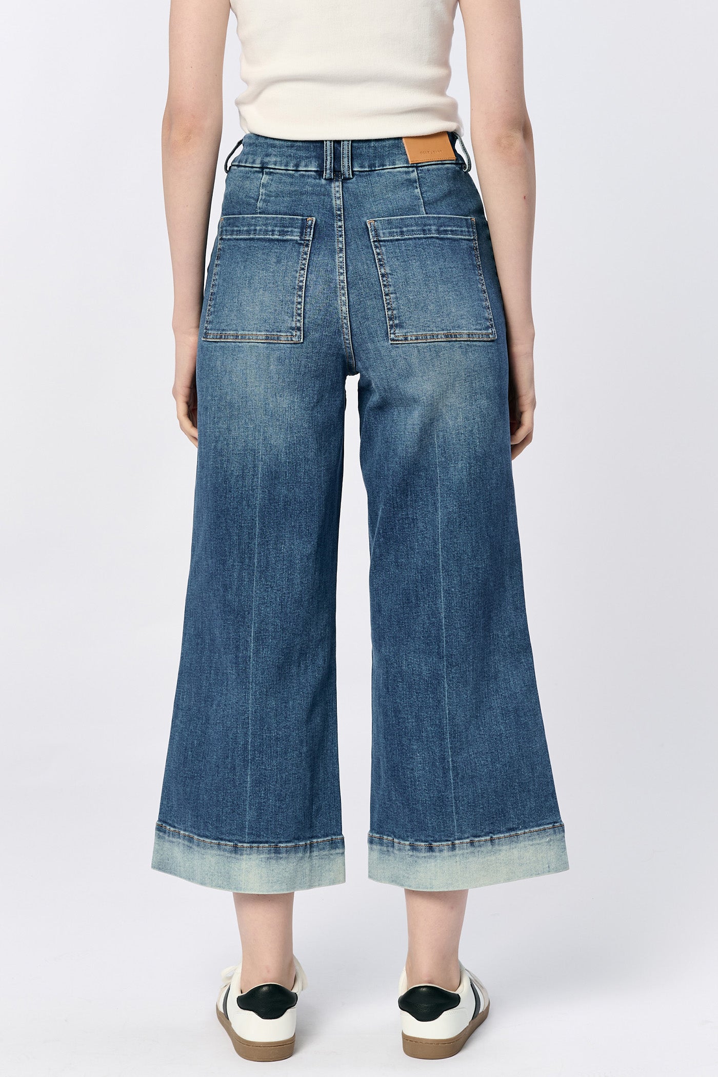 audrey cuffed cropped jeans