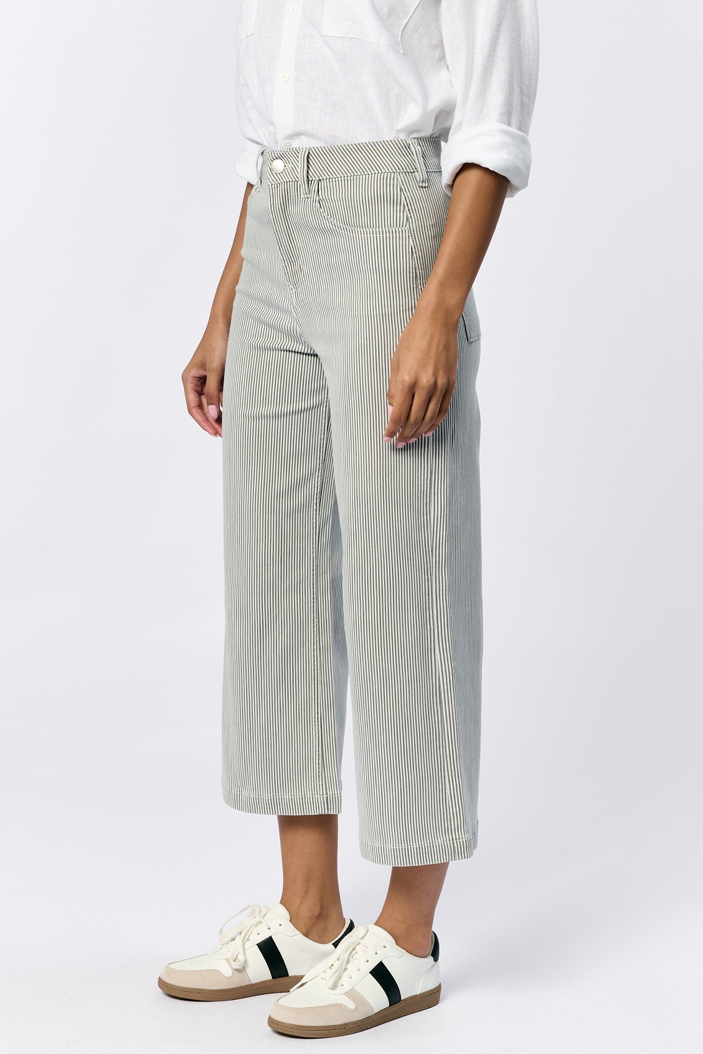 Dear John Audrey Striped High Rise Jeans