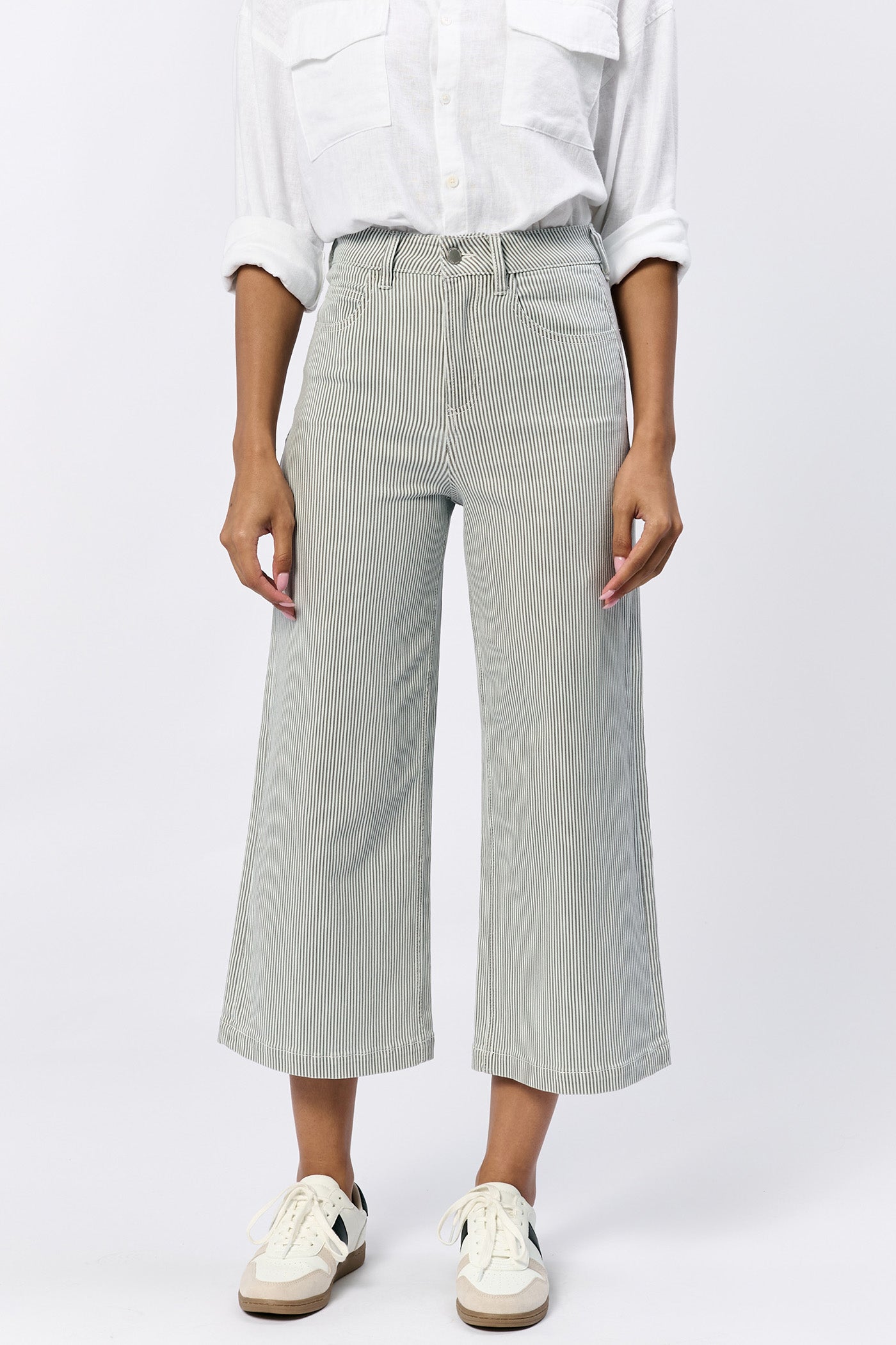 Dear John Audrey Striped High Rise Jeans
