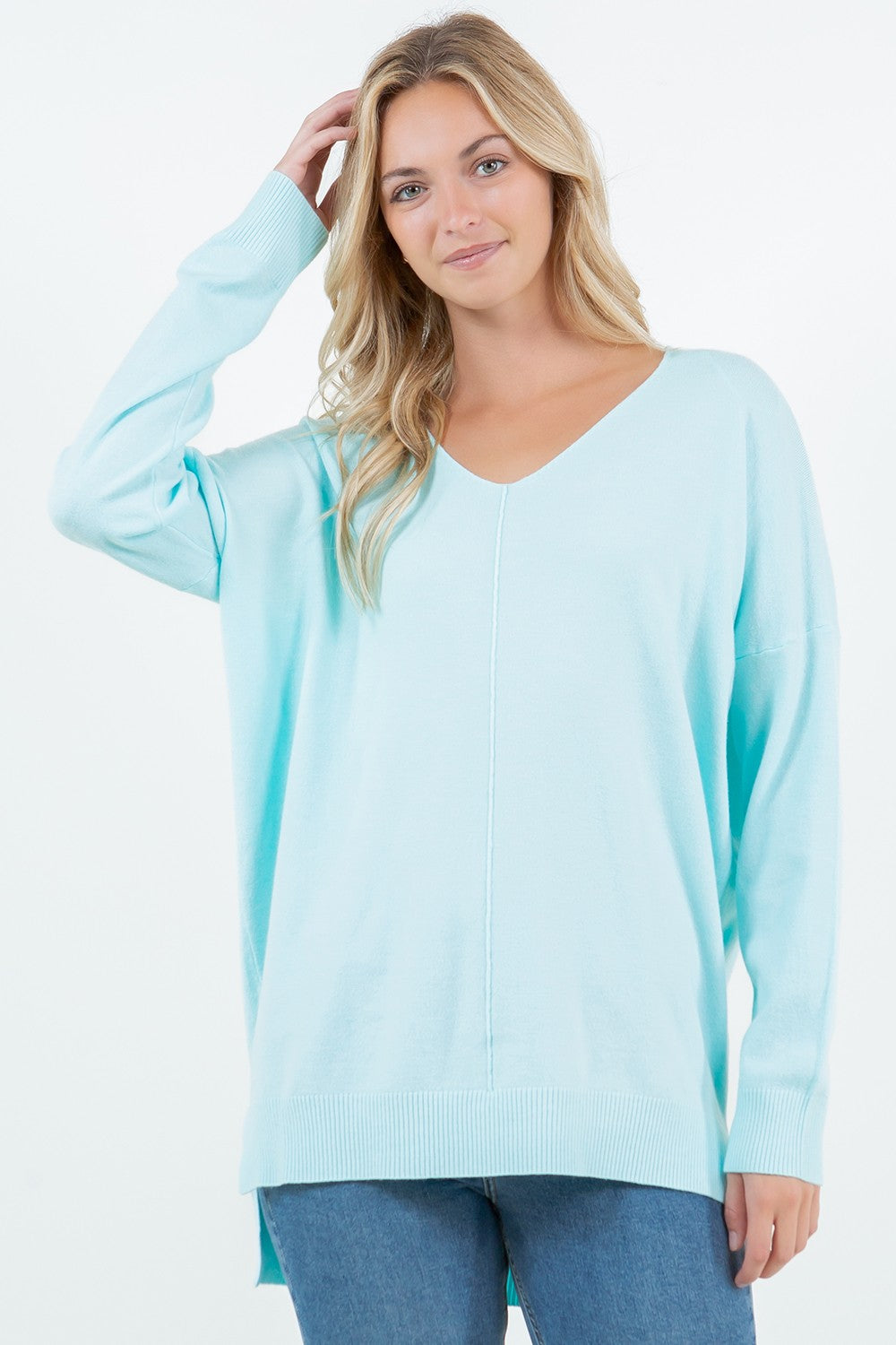 ice blue Chloe sweater