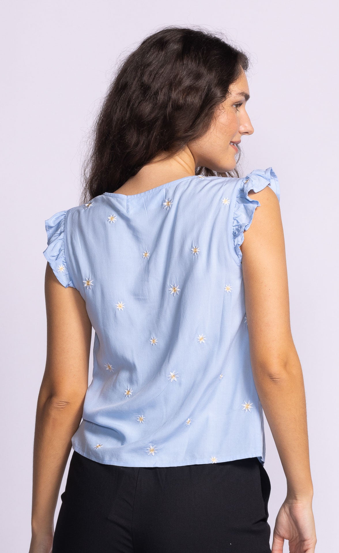 Daisy Floral Embroidered Top
