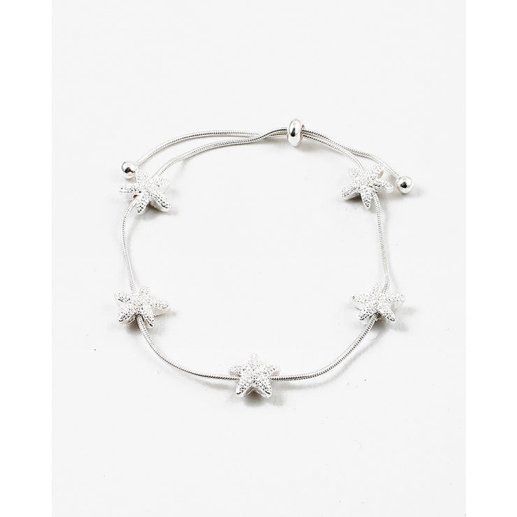 silver starfish bracelet