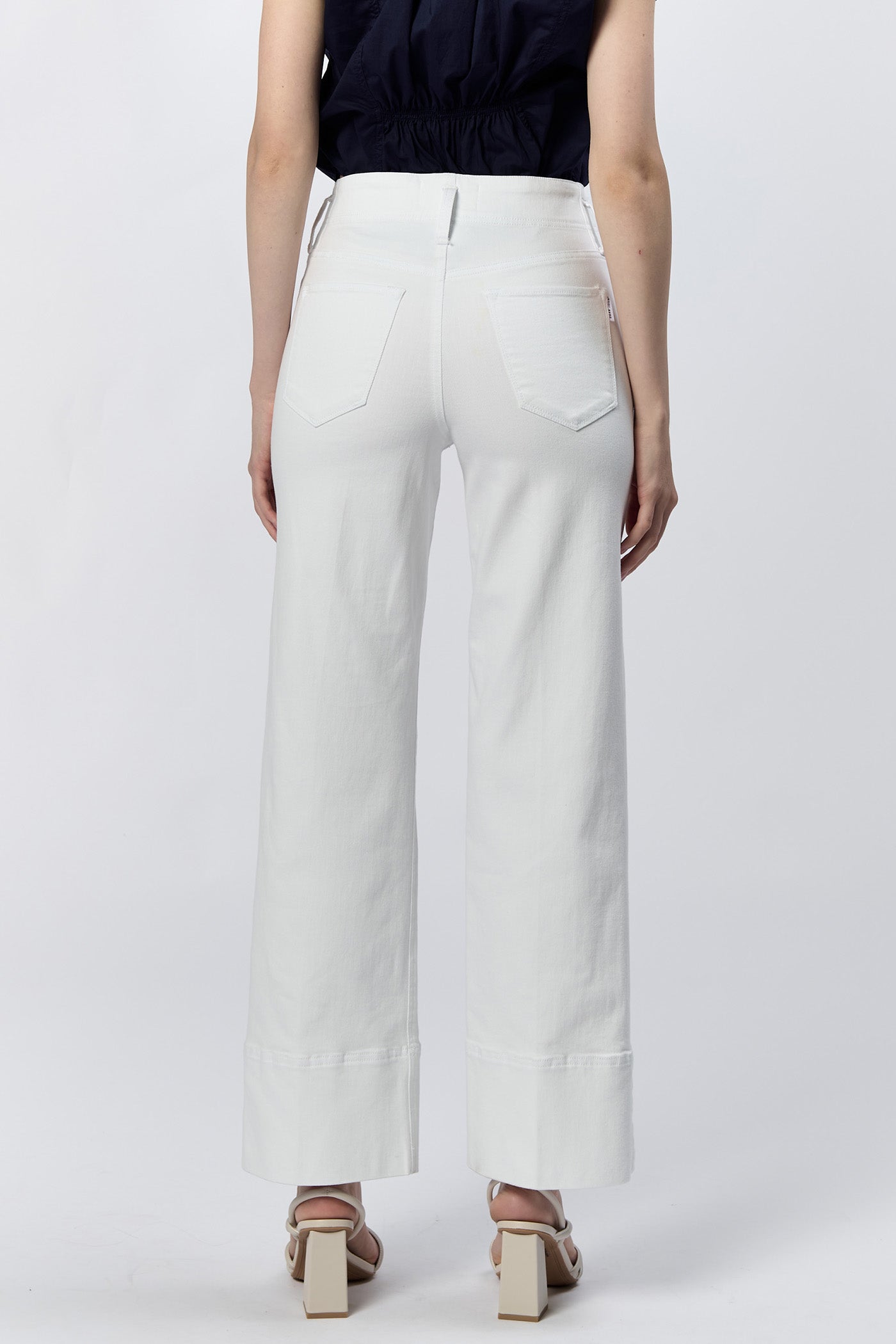 white holly high rise jeans back