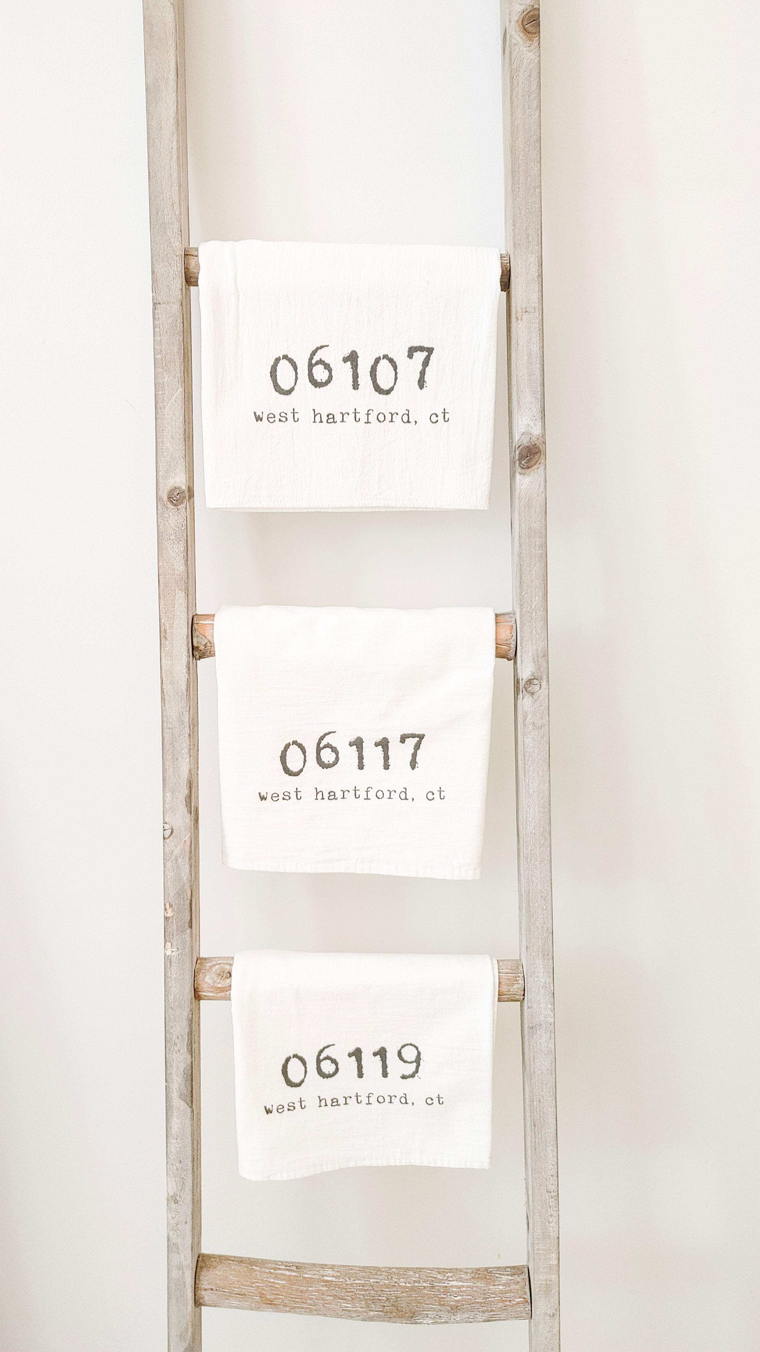 Zip Code Tea Towels