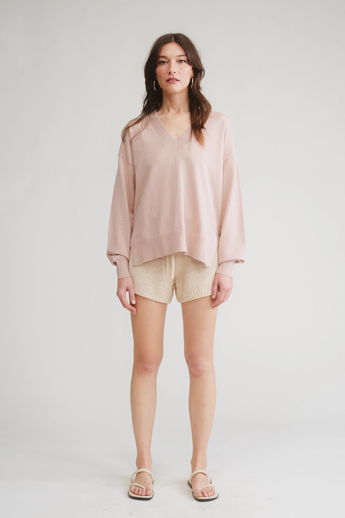 Soft Pink Mid Weight Sweater