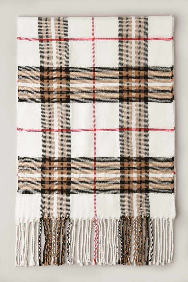 Giant Check Muffler Scarf