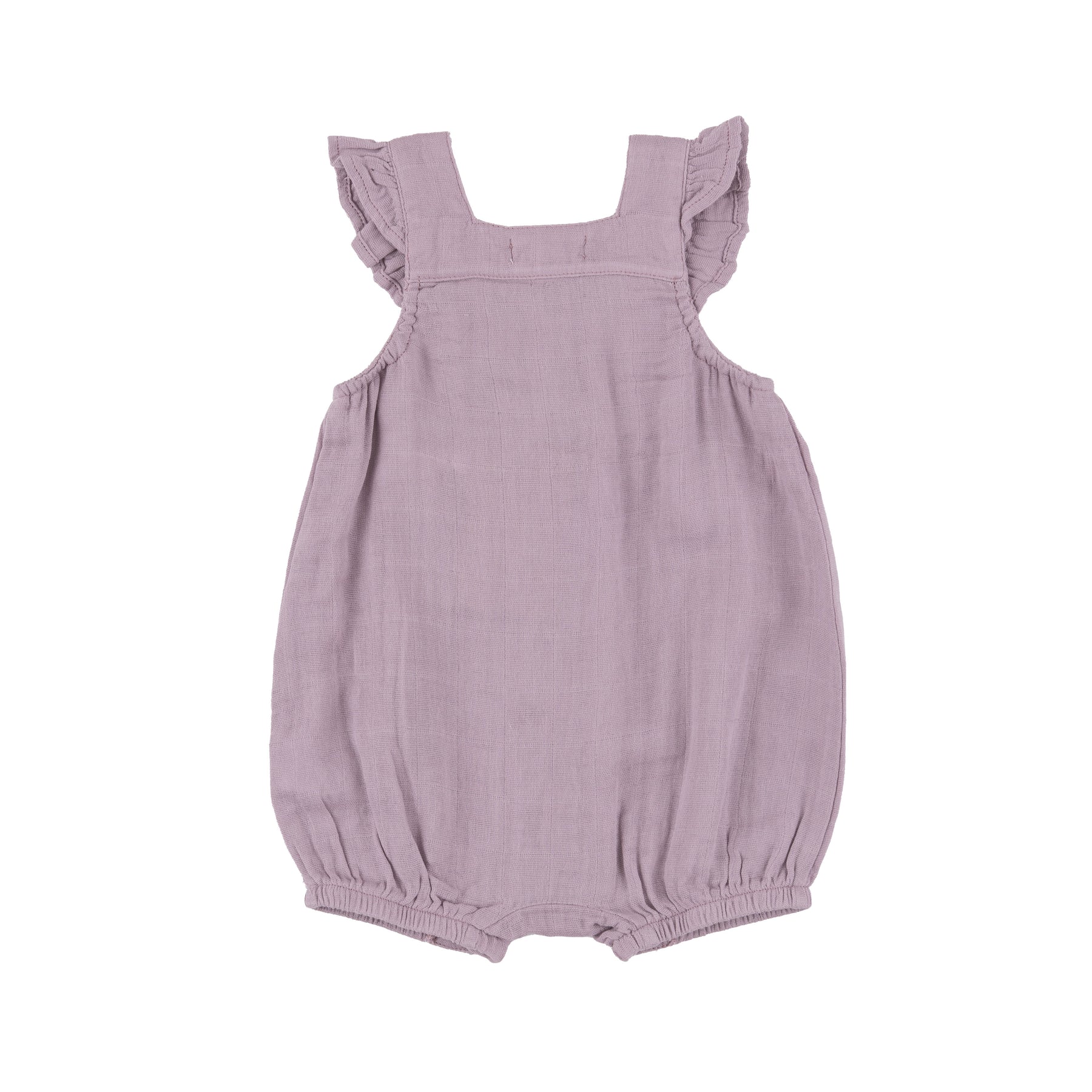 Smocked Front Overall Shortie