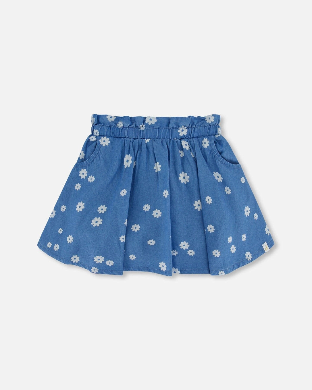 Floral Chambray Skort