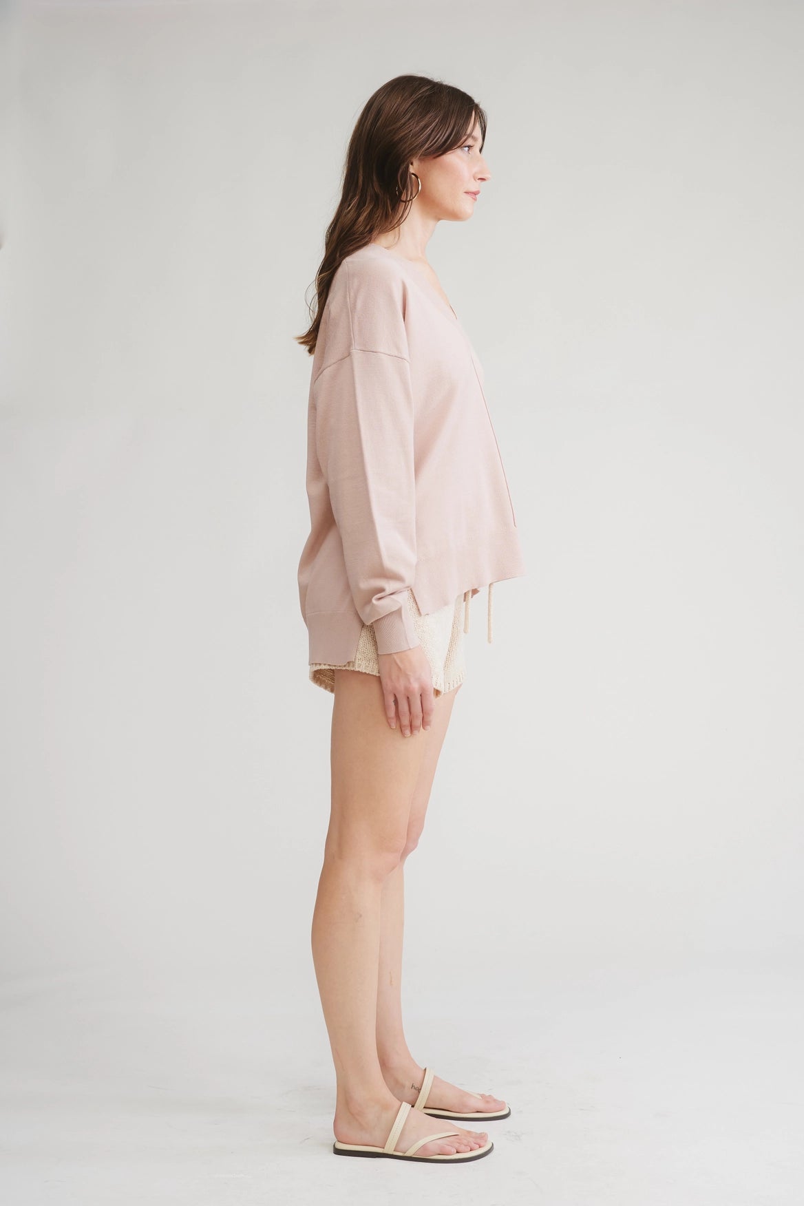 Soft Pink Mid Weight Sweater