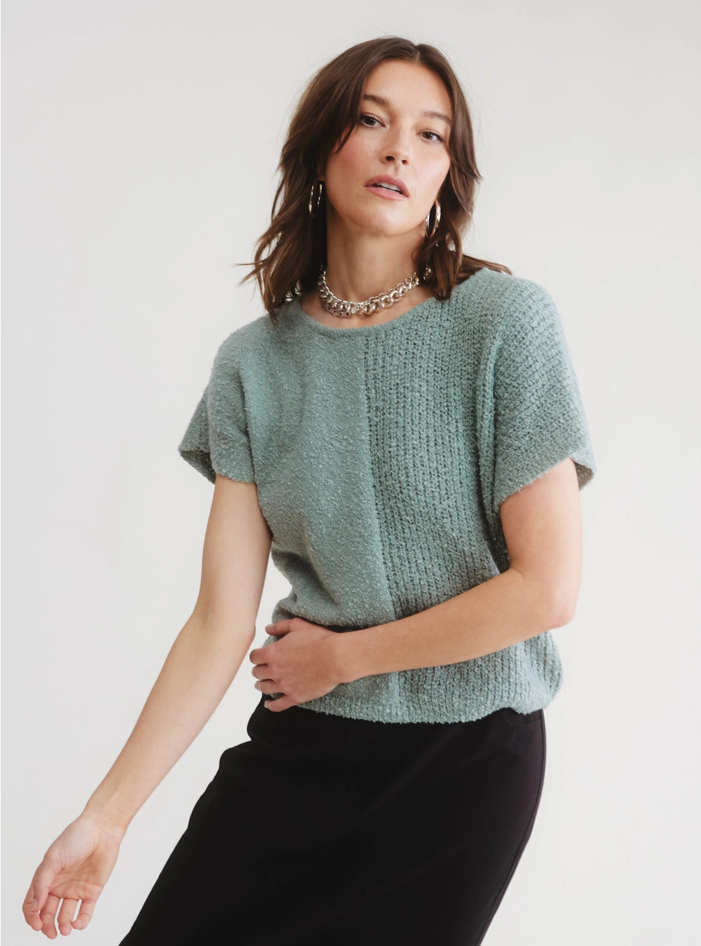 Lightweight Short Sleeve Sweater