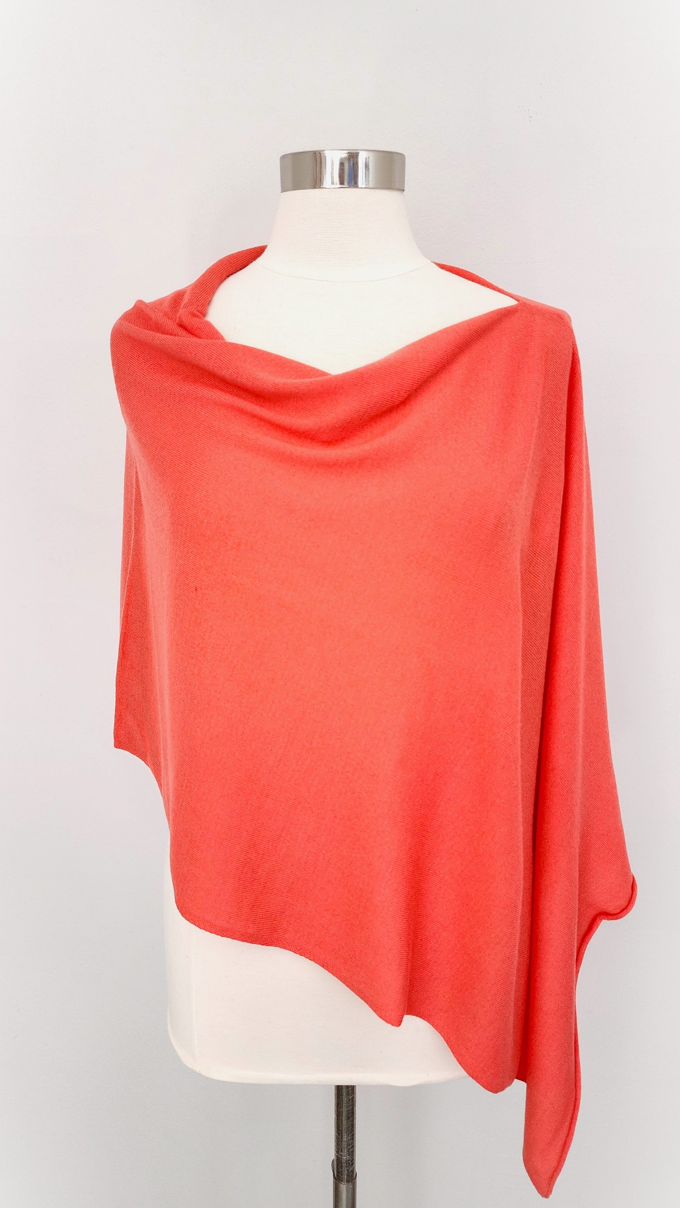 Bright Pink Easy To Wear Poncho