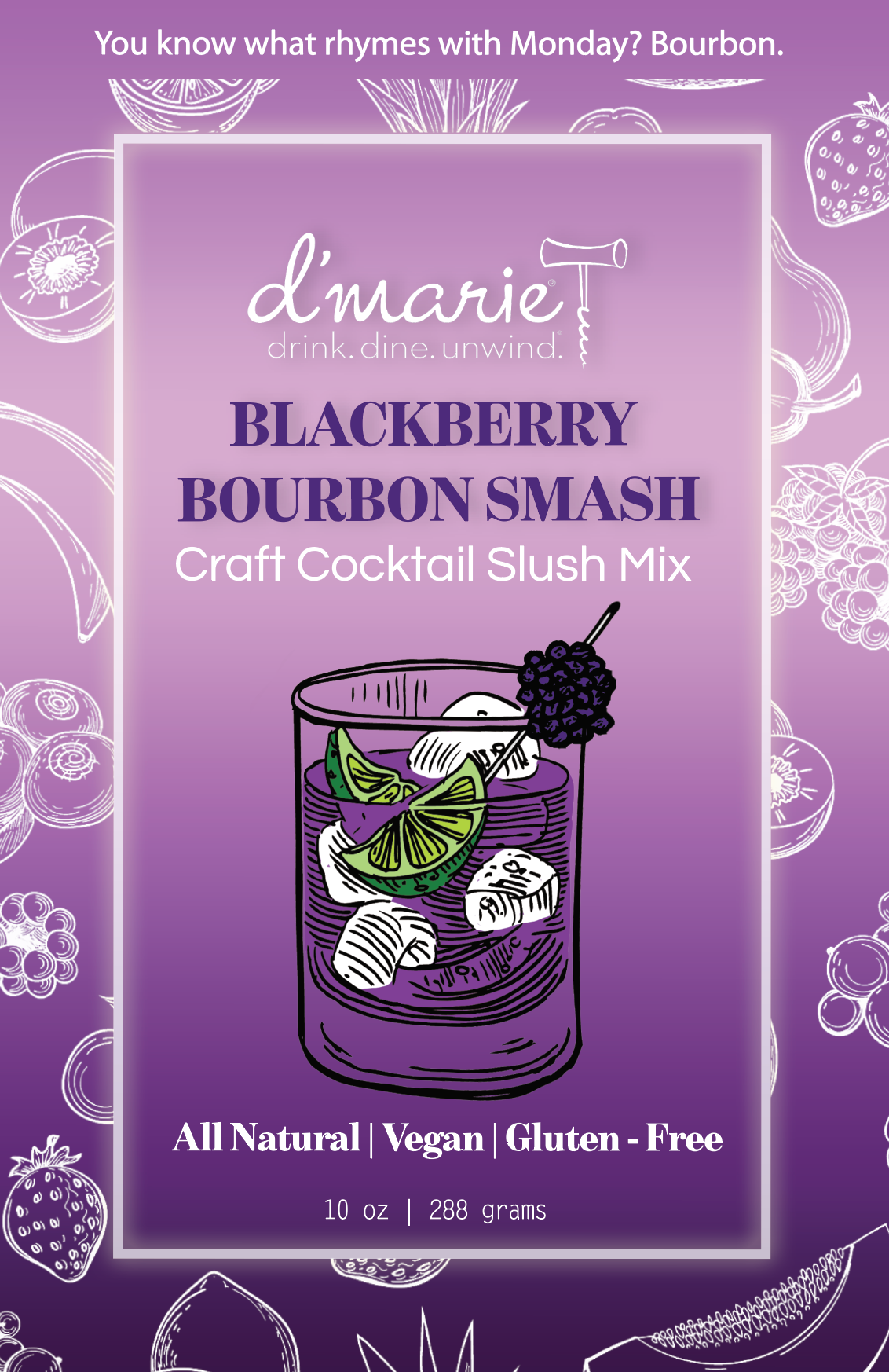 Blackberry Bourbon Smash