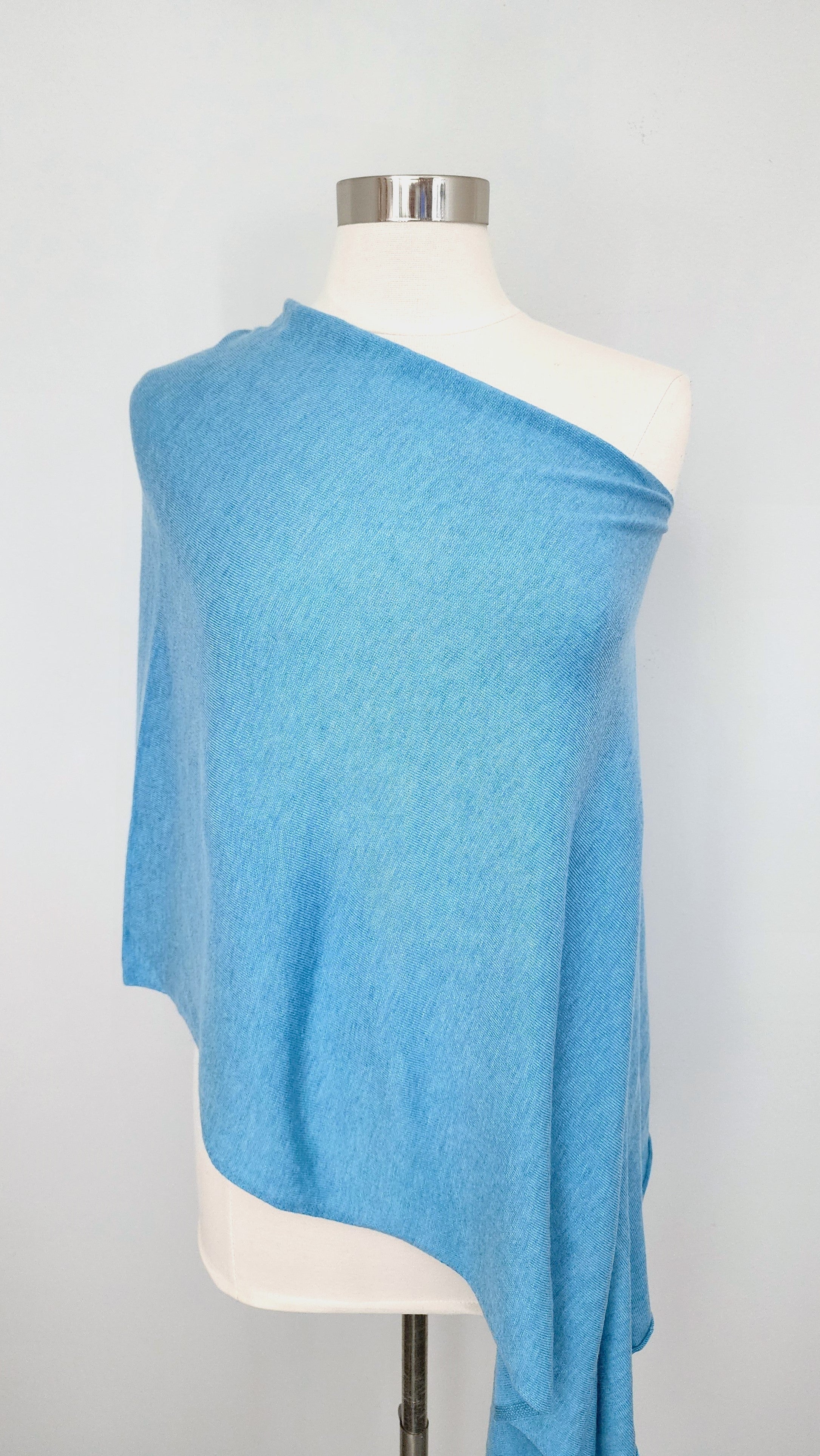 Crystal Blue Versatile Poncho