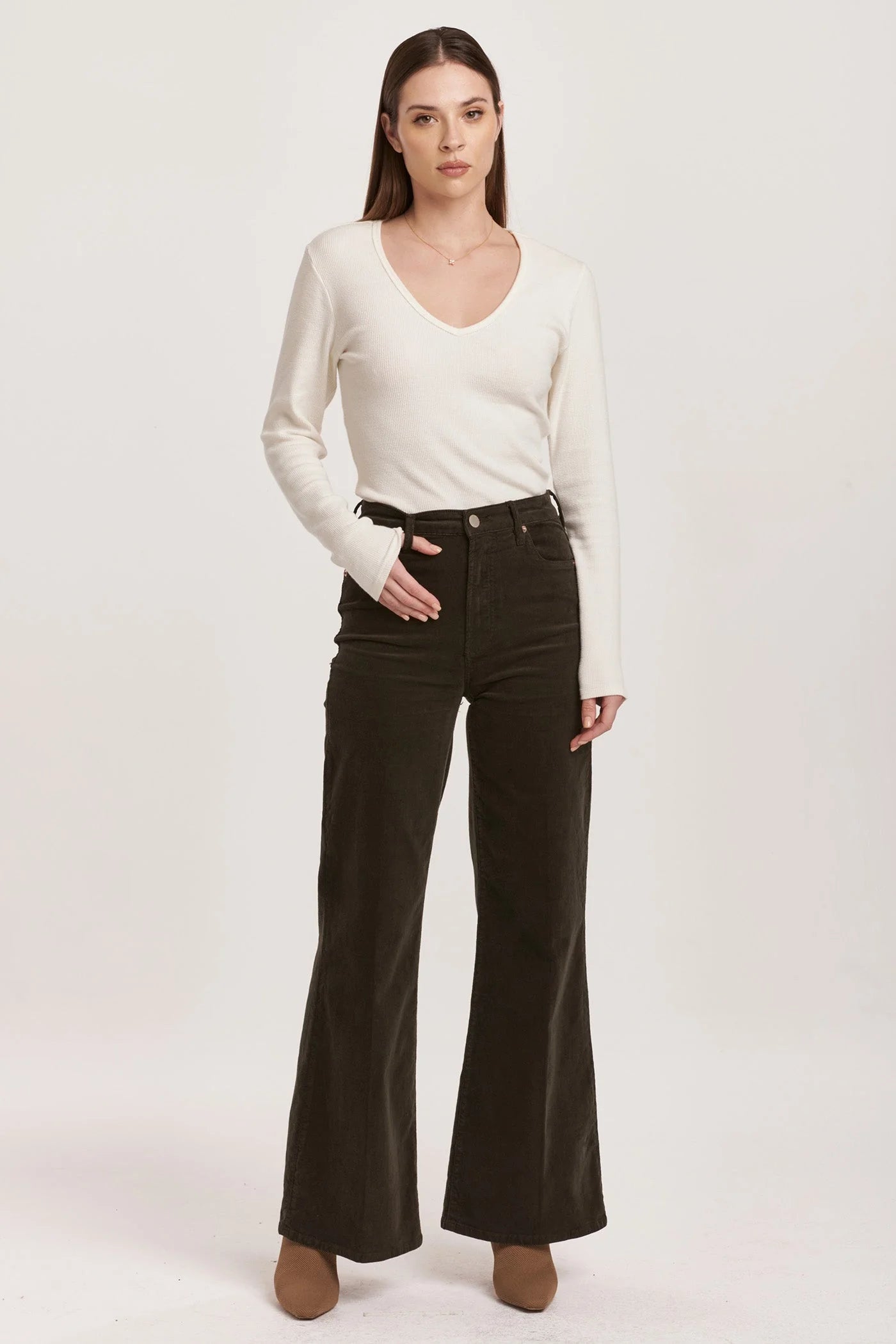 Dear John Fiona Corduroy Wide Leg Flare