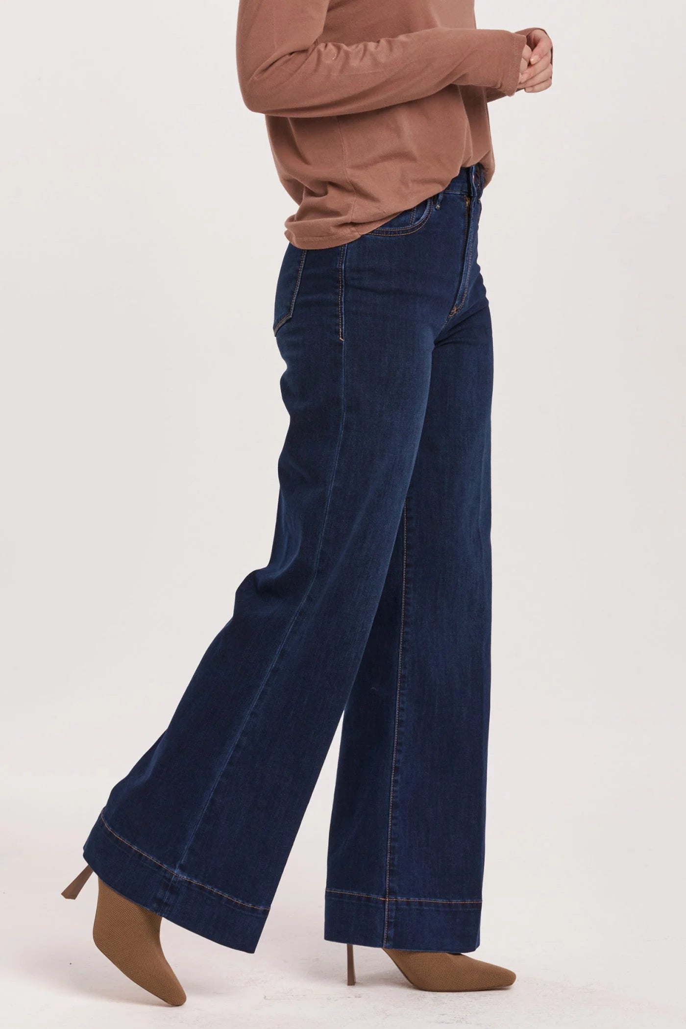 Dear John Wide Leg High Rise Flare