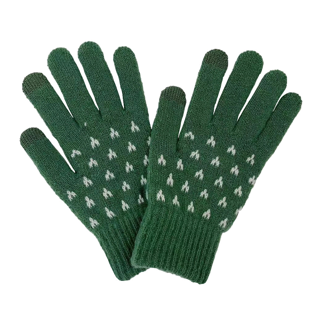 Green Holiday Gloves