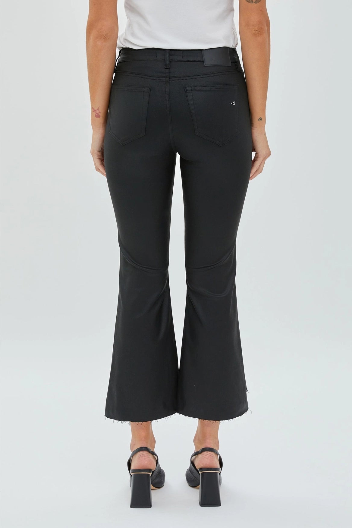 HIDDEN Black Hemmed Flare Jeans