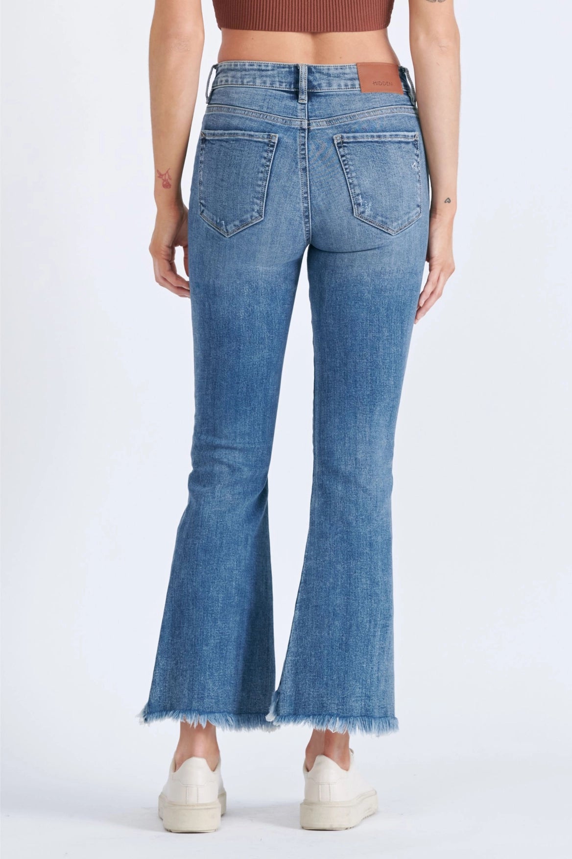 HIDDEN Cropped Front Pocket Jean