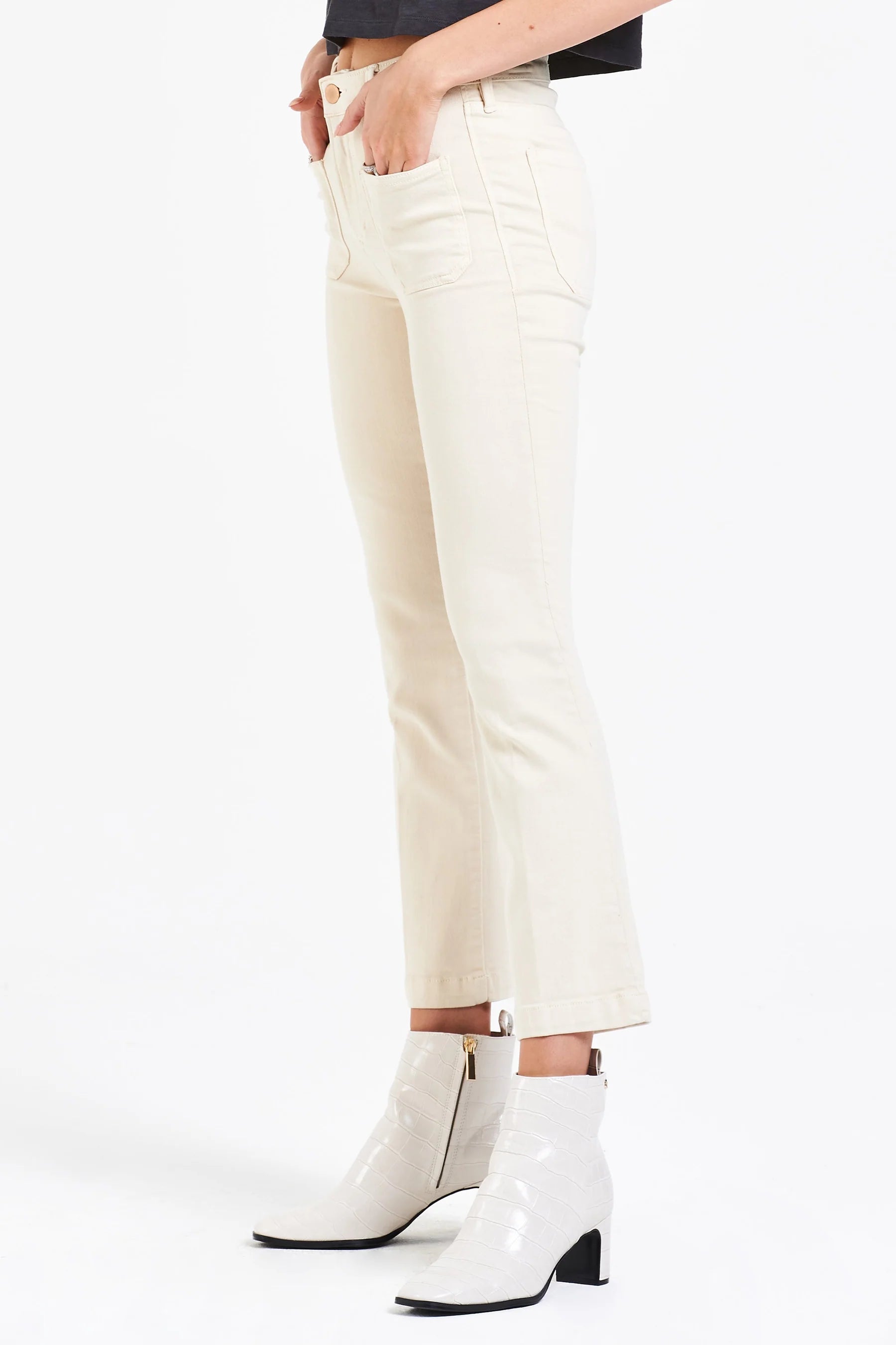 High Rise Kick Flare Jeans