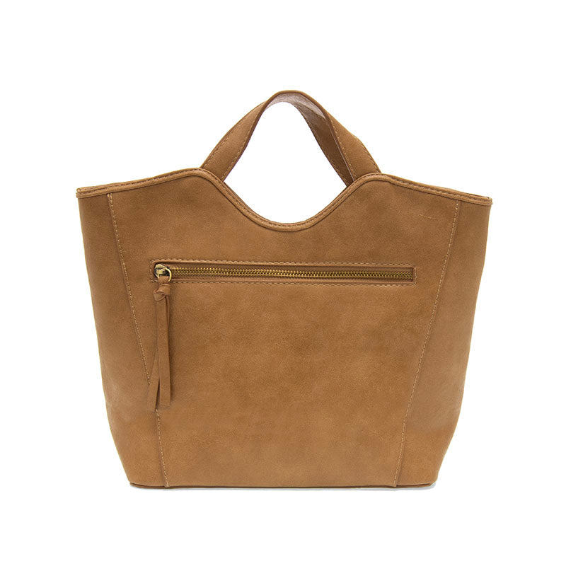 Vegan Leather Handled Tote Bag