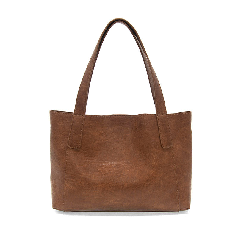 Vegan Leather Double Tote Bag