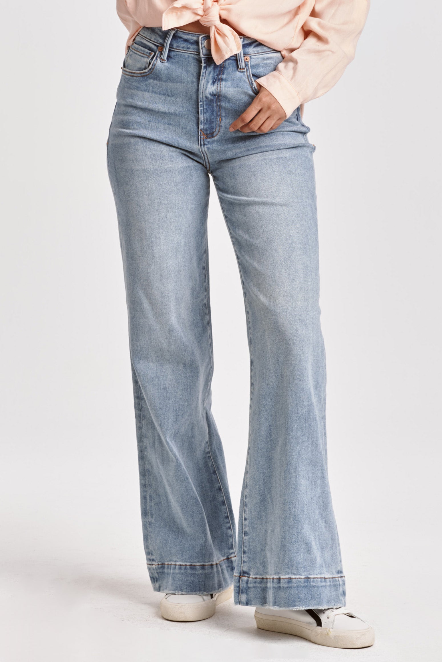 Light Wash Flare Jeans