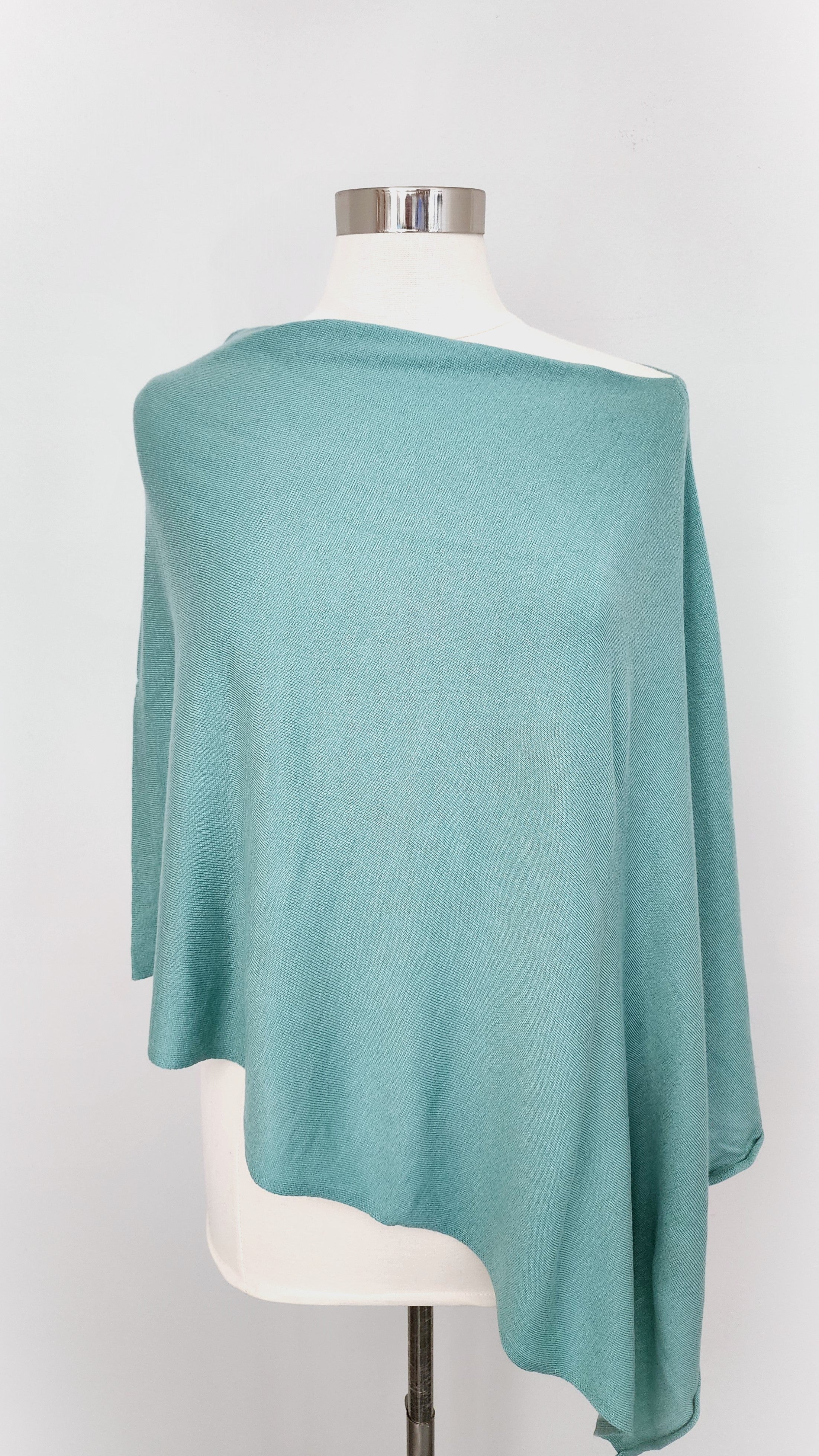 Seafoam Green Poncho