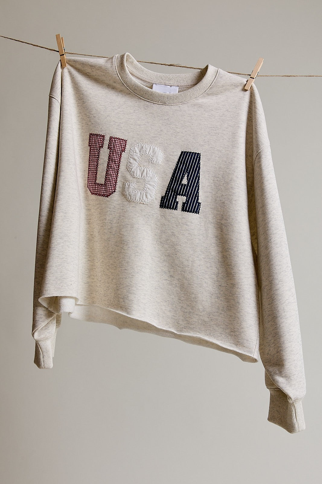 USA embroidered sweatshirt