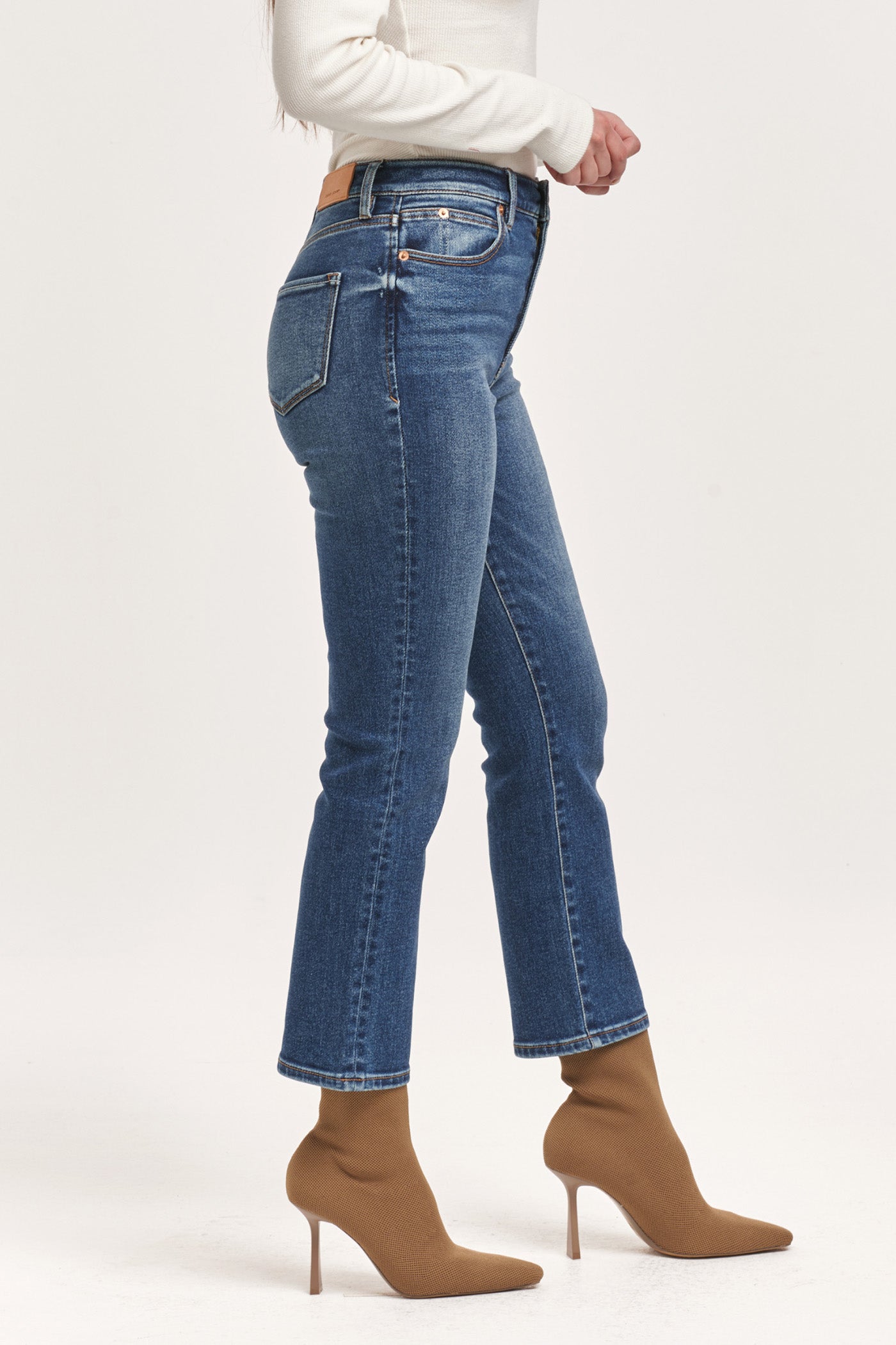 Ultra High Rise Straight Leg Jeans