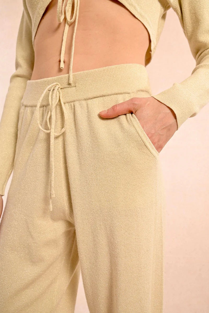 Womens Cozy Pocket Tie Pant 