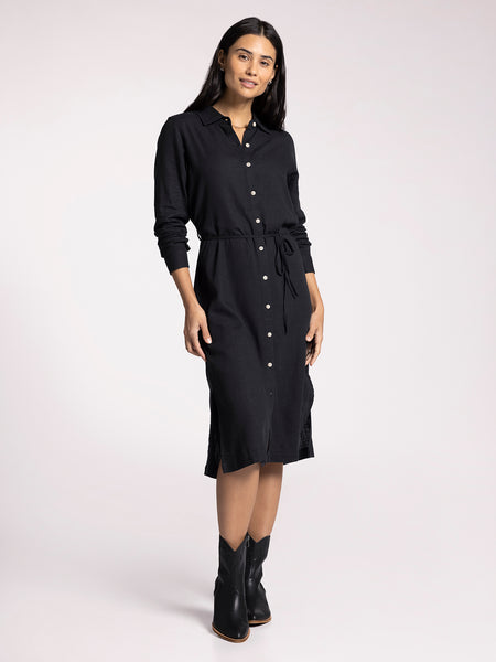 Black Long Sleeve Shirt Dress Black Long Sleeve Shirt Dress