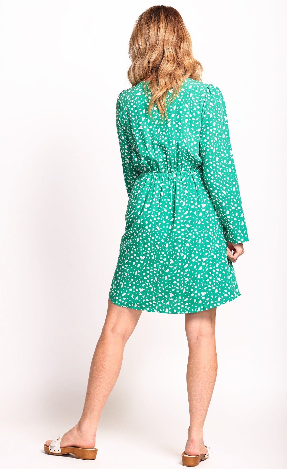 Polka Dot Wrap Dress