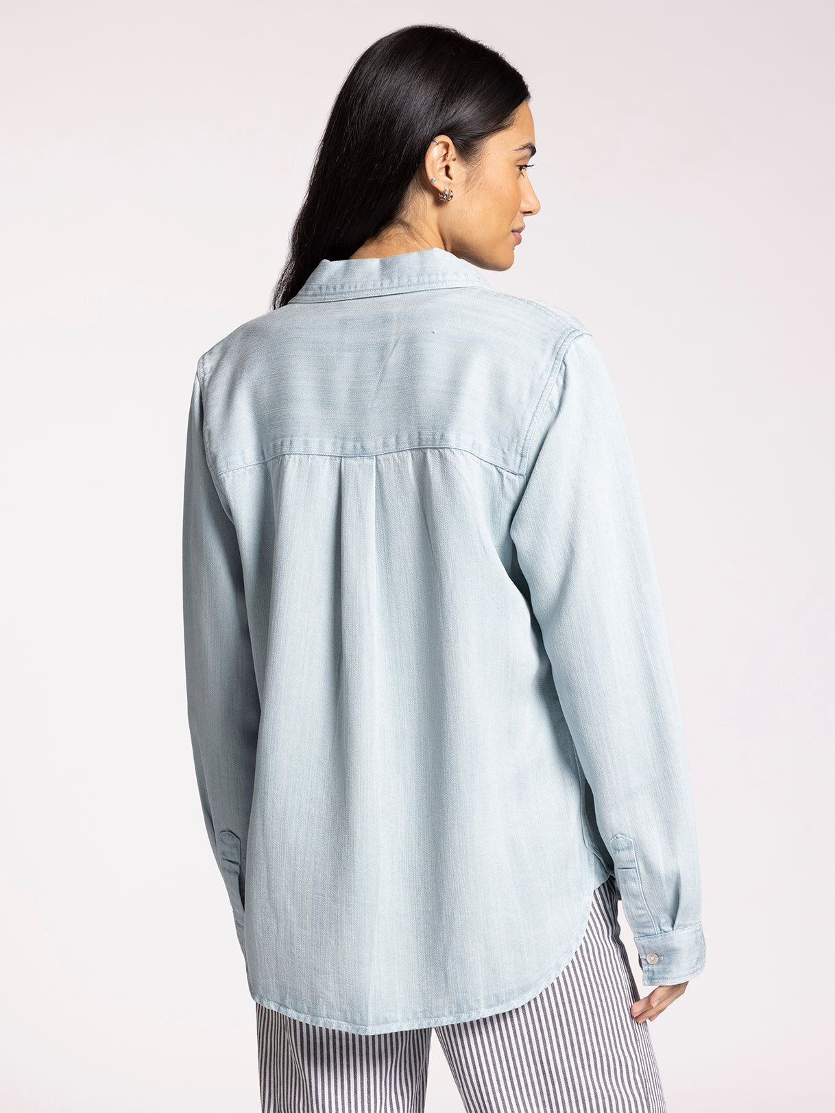 Denim Button Down Shacket