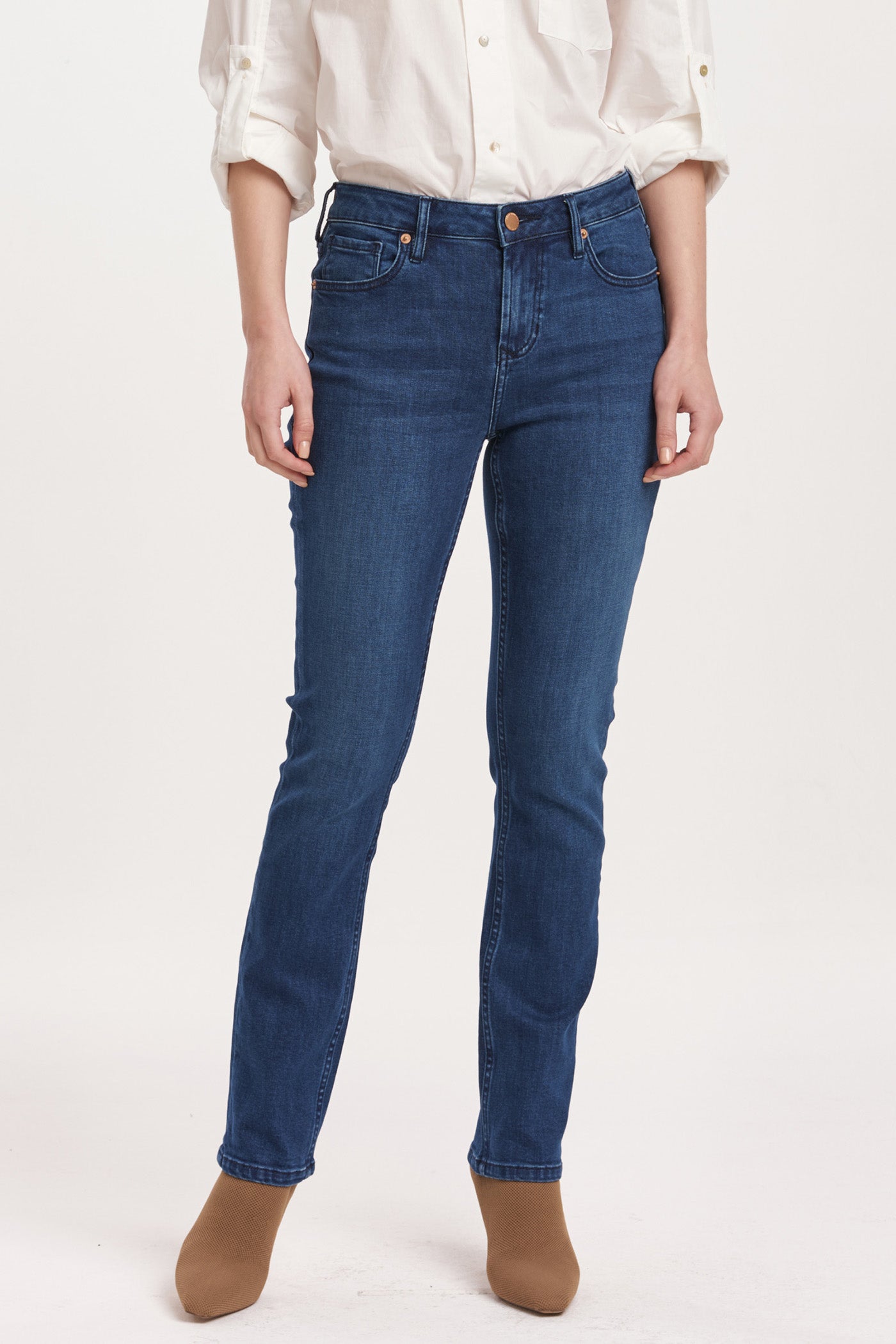 Dear John Blaire Mid Rise Slim Straight Jeans