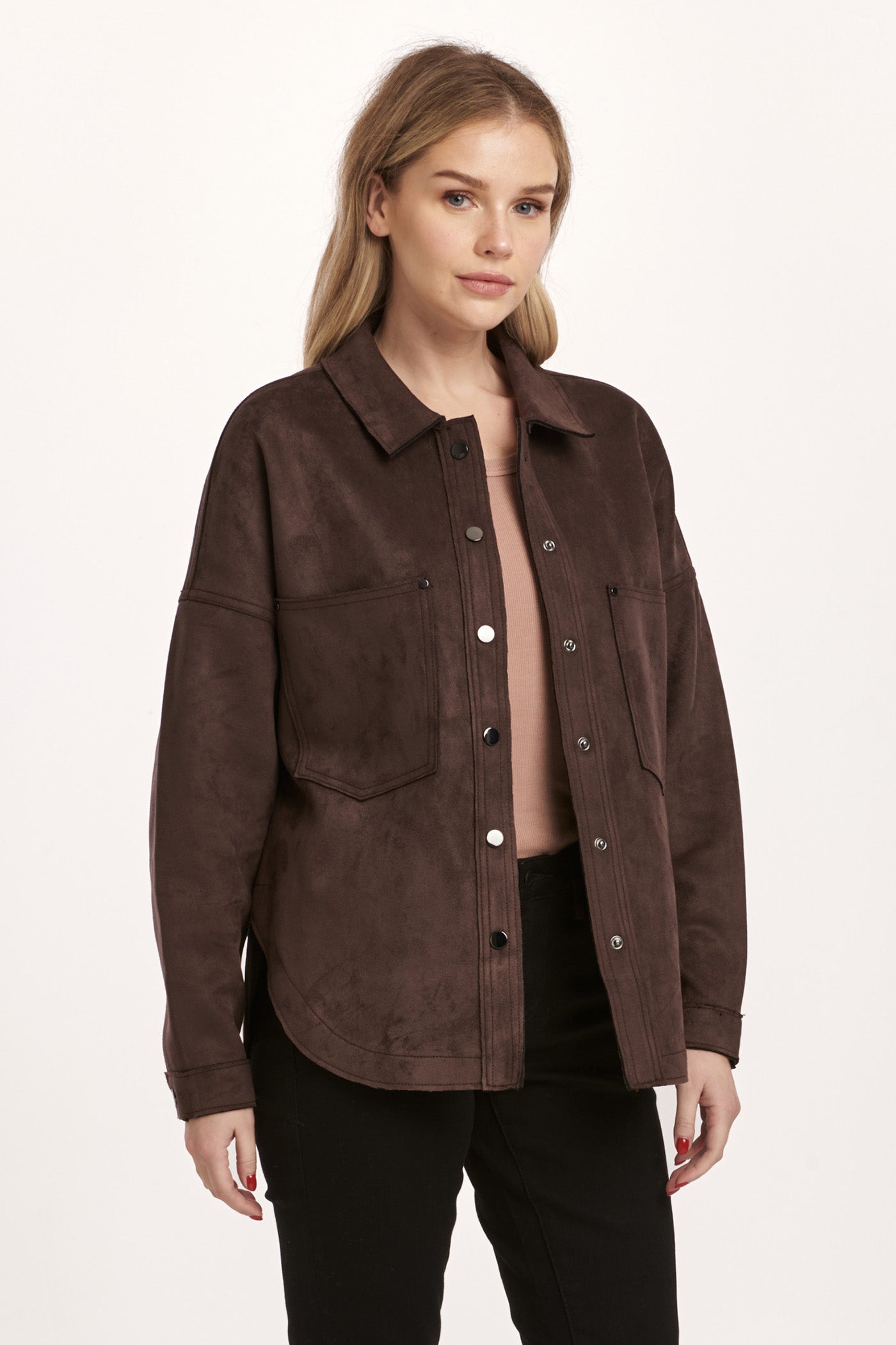 Dear John Suede Shirt Jacket