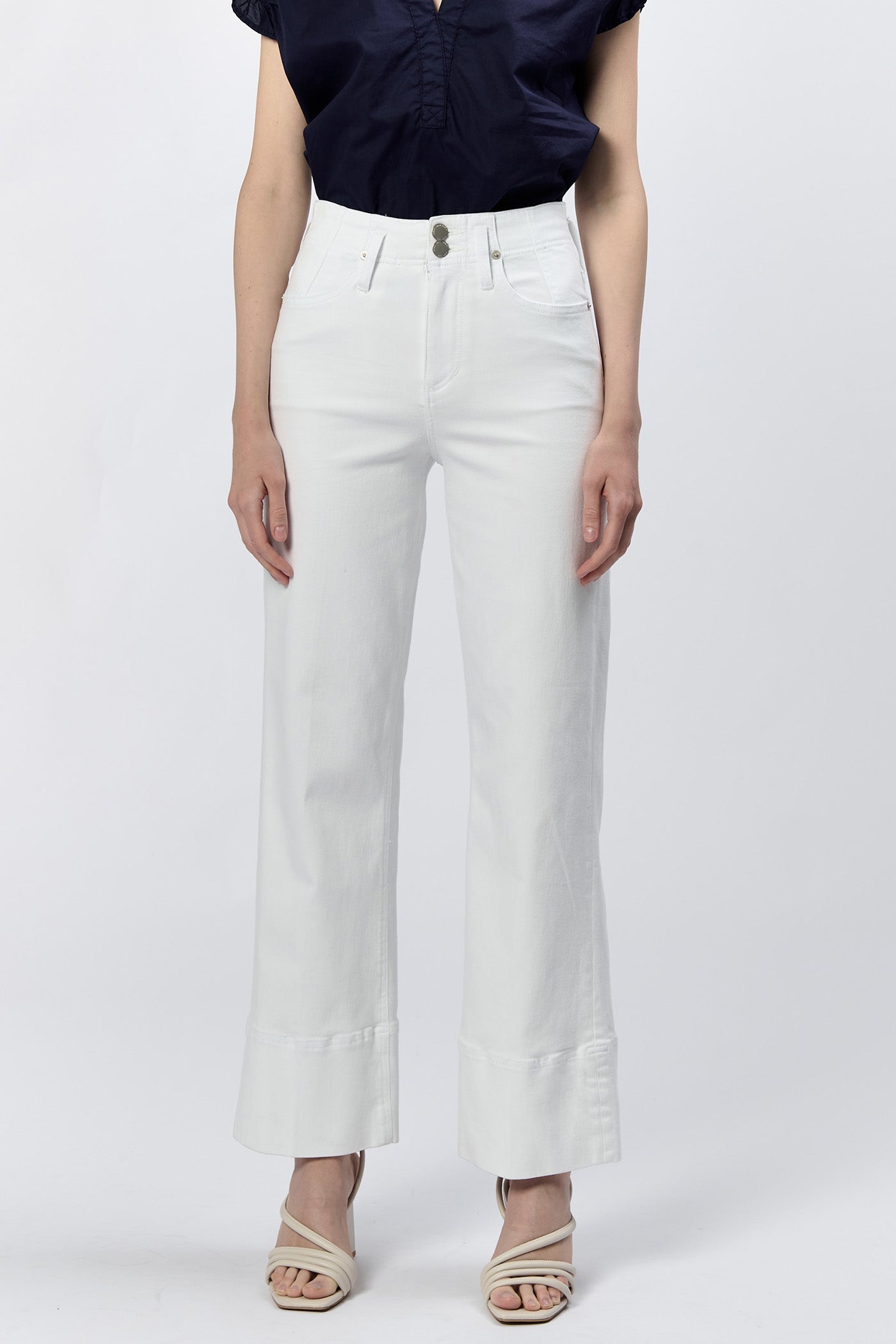 white high rise holly jeans