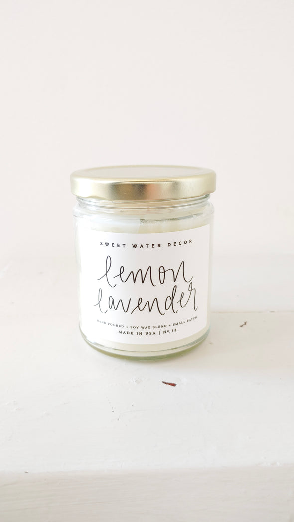 Lemon + Lavender Soy Candle