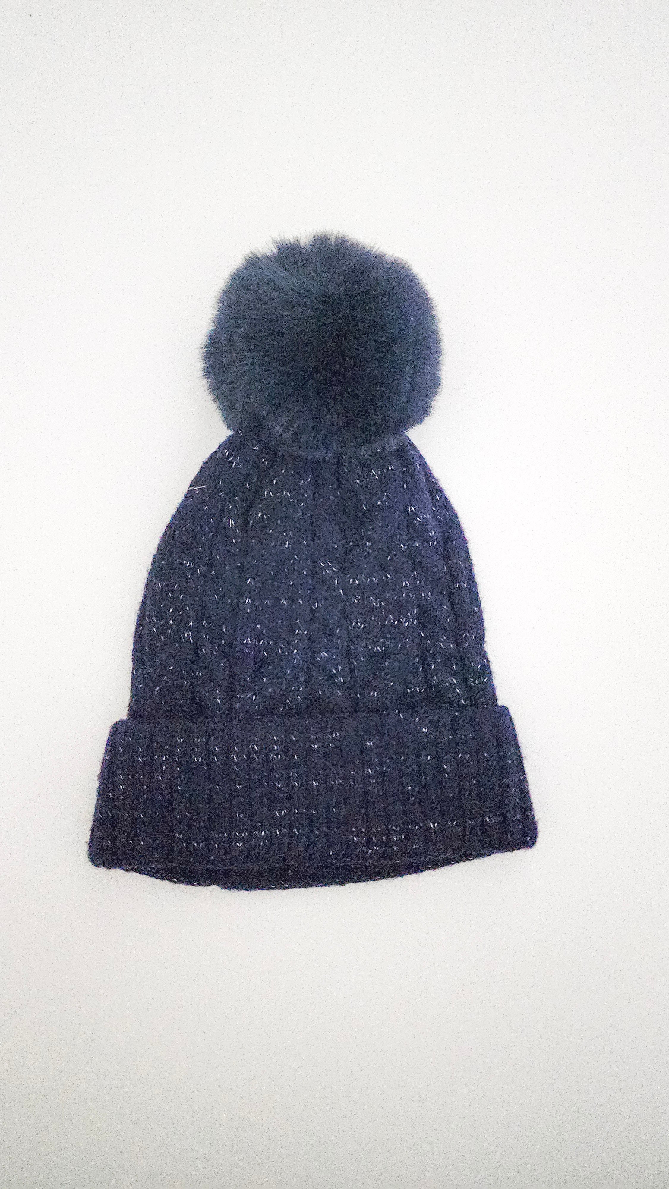 Cuffed Pom Pom Hat